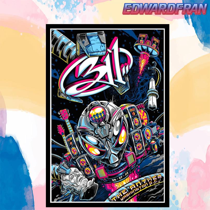 311 June 27 2025 Washington DC Poster