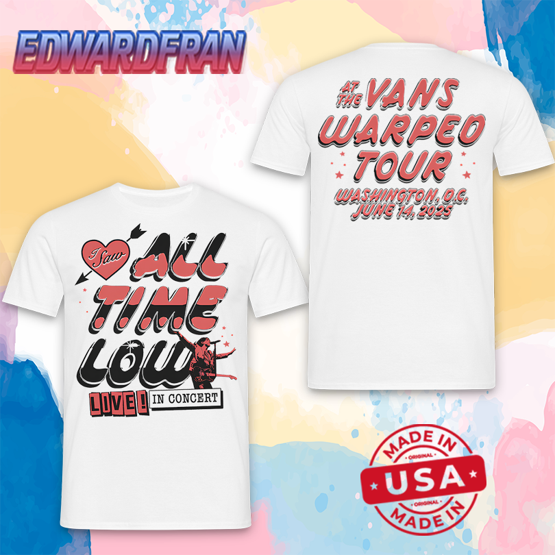 All Time Low At The Vans Warped Tour Washington DC 2025 Shirt