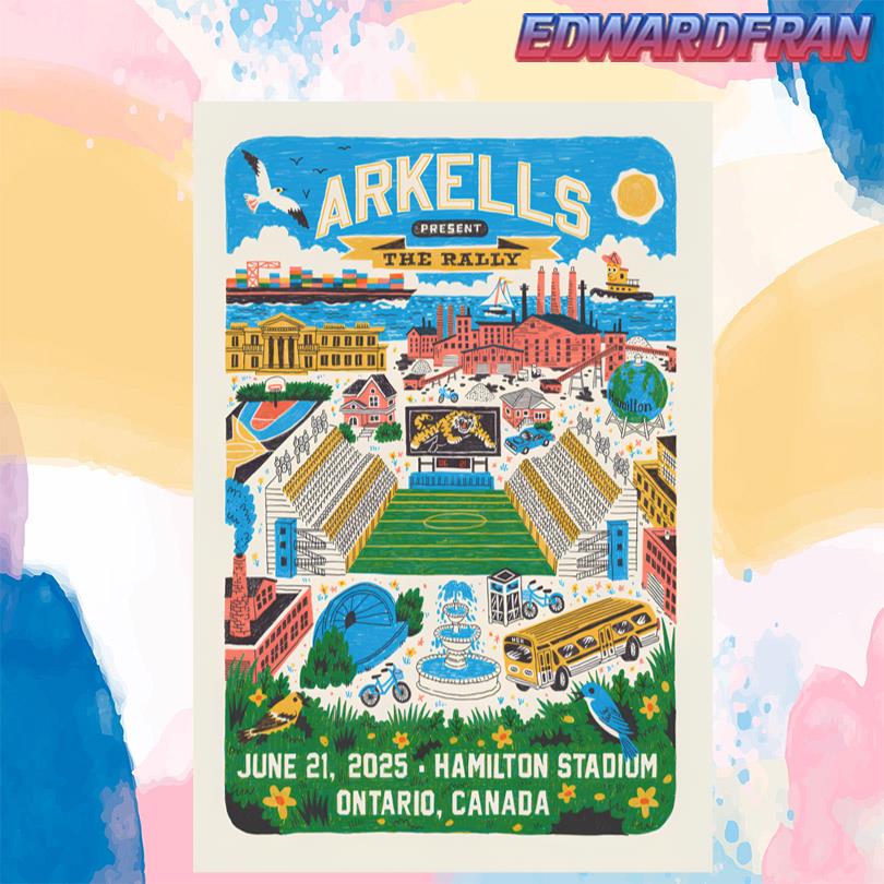 Arkells Hamilton Stadium June 21 2025 Poster