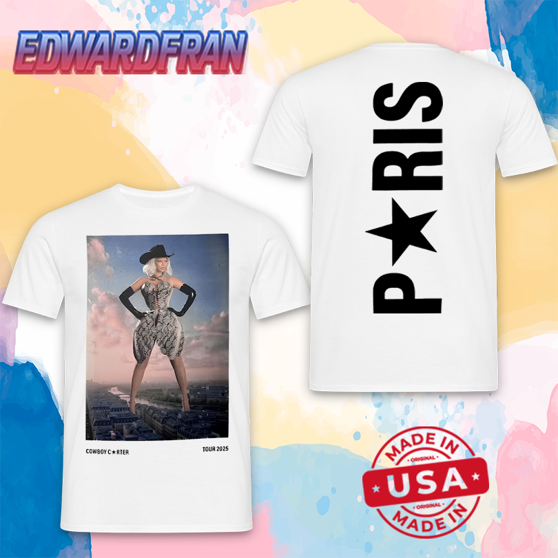 Beyonce Paris Cowboy Carter Tour 2025 Tee