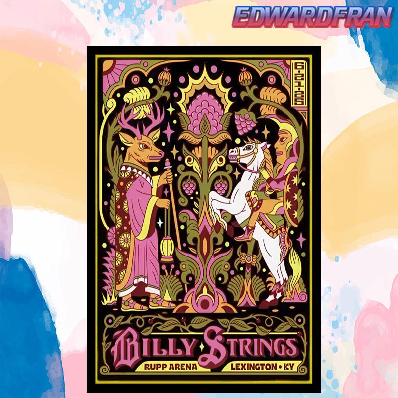 Billy Strings June 21 2025 Kentucky Event Poster