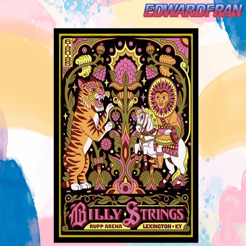 Billy Strings Lexington June 20th 2025 Poster