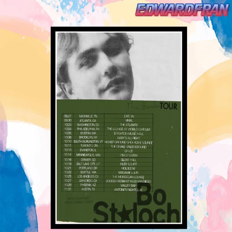 Bo Staloch The Garden Tour 2025 Poster