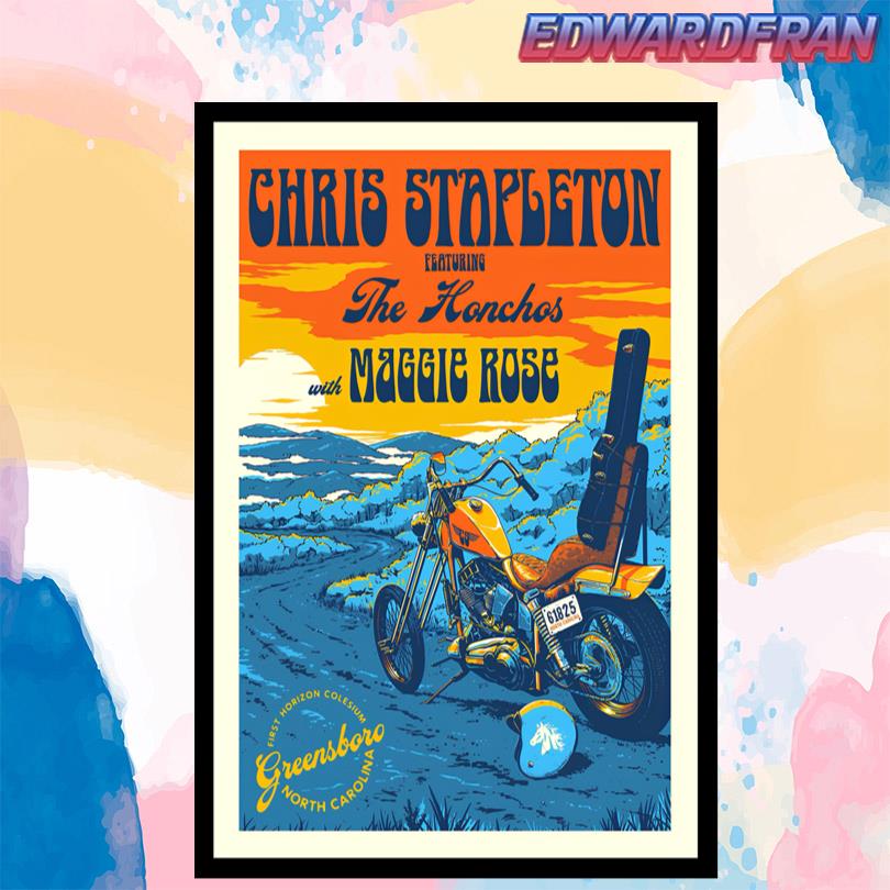 Chris Stapleton Greensboro June 18 2025 Poster