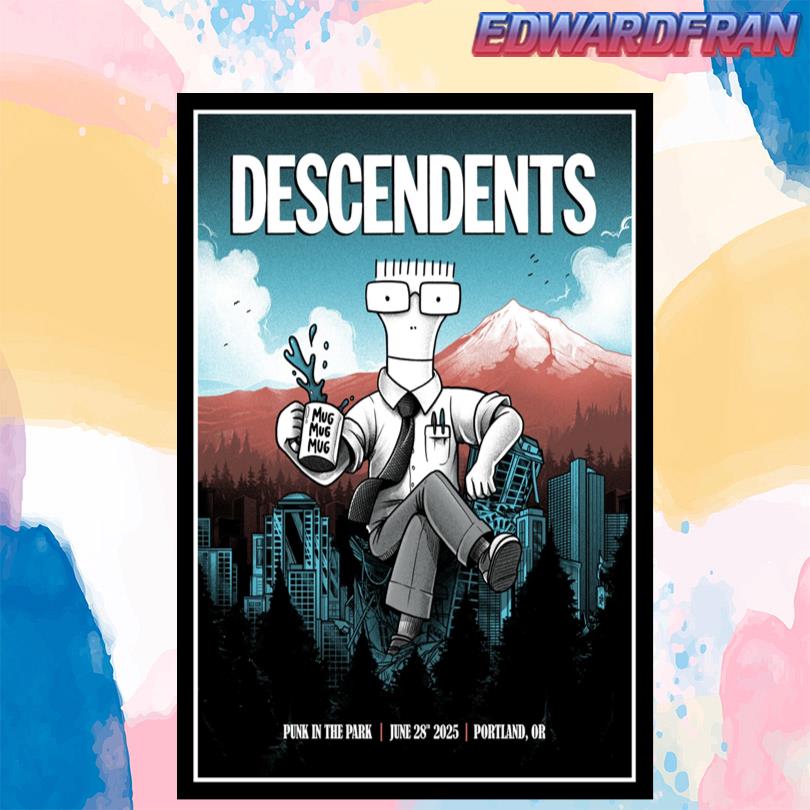 Descendents June 28 2025 Portland Oregon Poster
