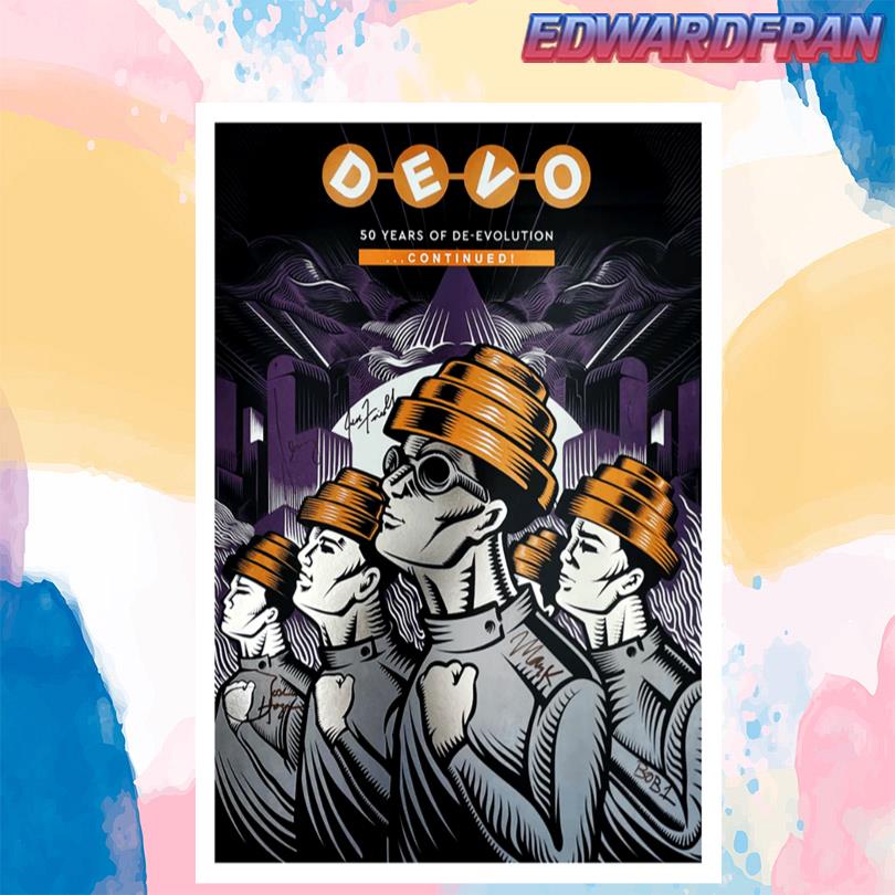 Devo 50 Year Of De-Evolution 2025 Poster