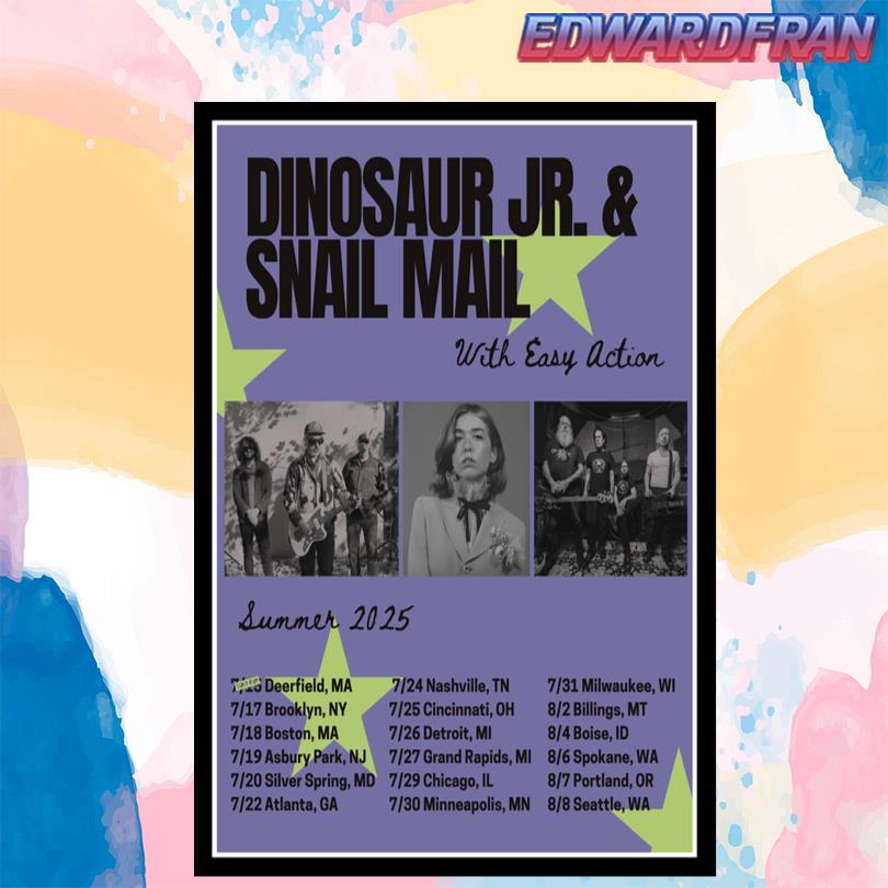 Dinosaur Jr Summer Tour Poster