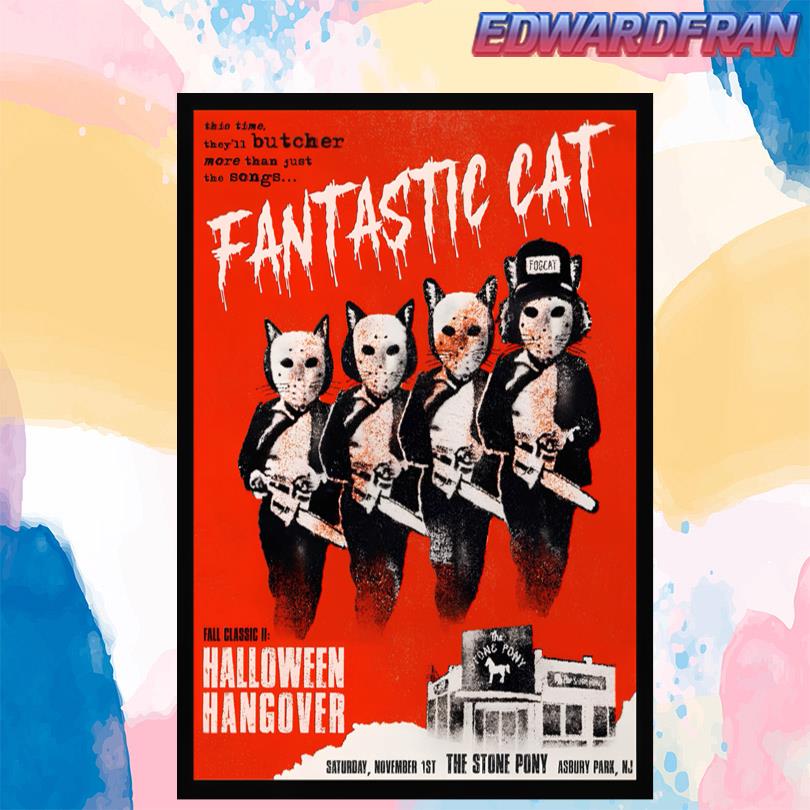Fantastic Cat Asbury Park New Jersey Nov 1 2025 Poster