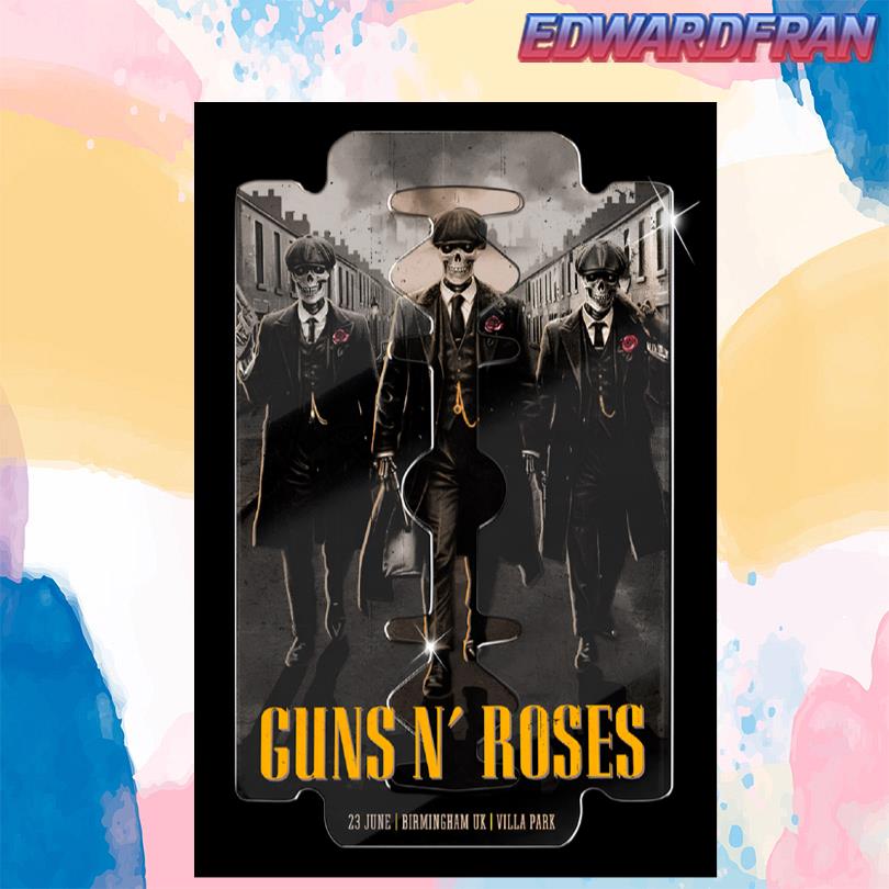 Guns N\' Roses Birmingham June 23 2025 Poster