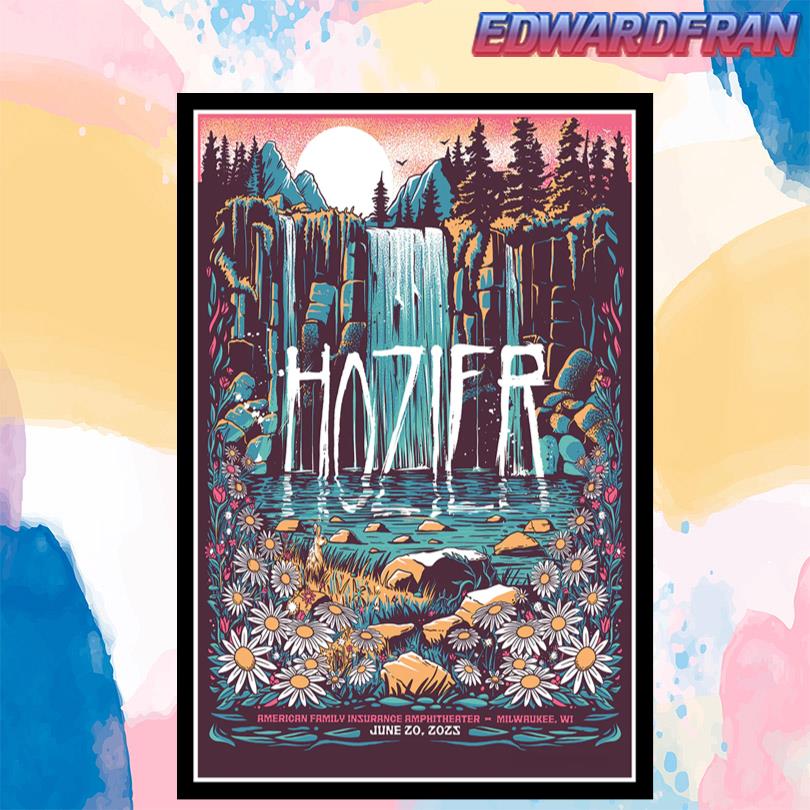 Hozier Milwaukee June 20 2025 Poster