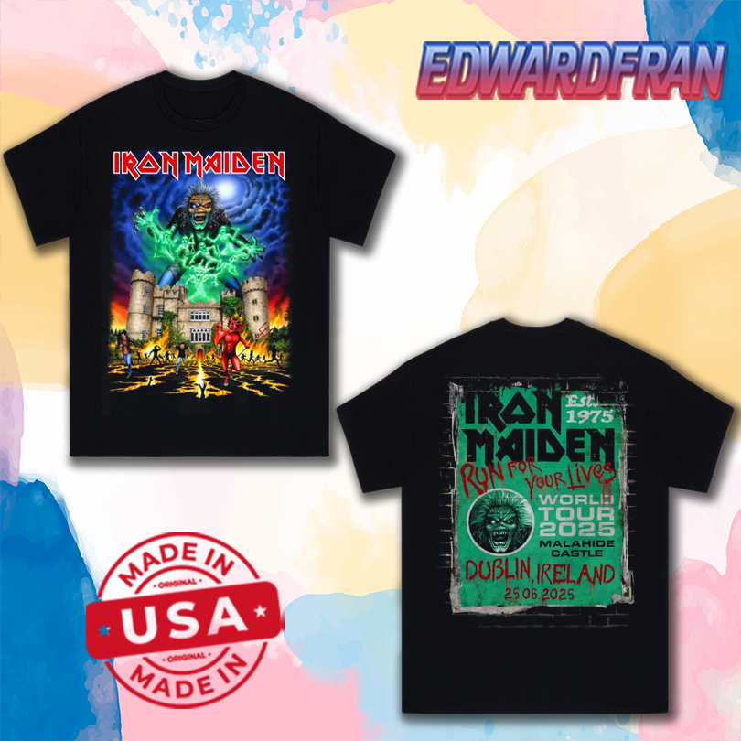 Iron Maiden Dublin Ireland June 25 2025 Shirt