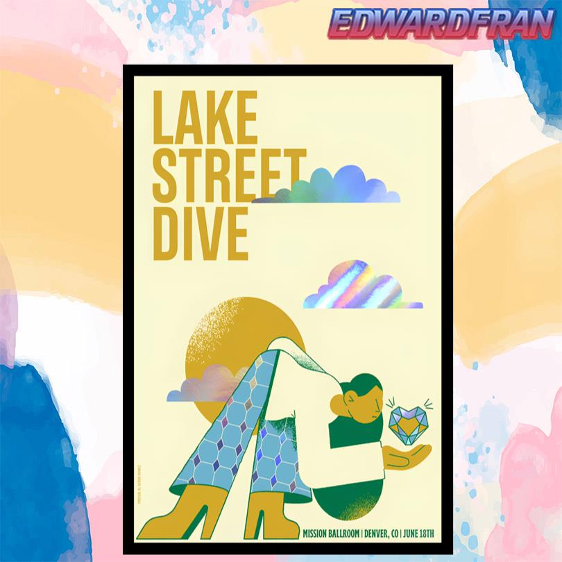 Lake Street Dive Denver June 18th 2025 Poster