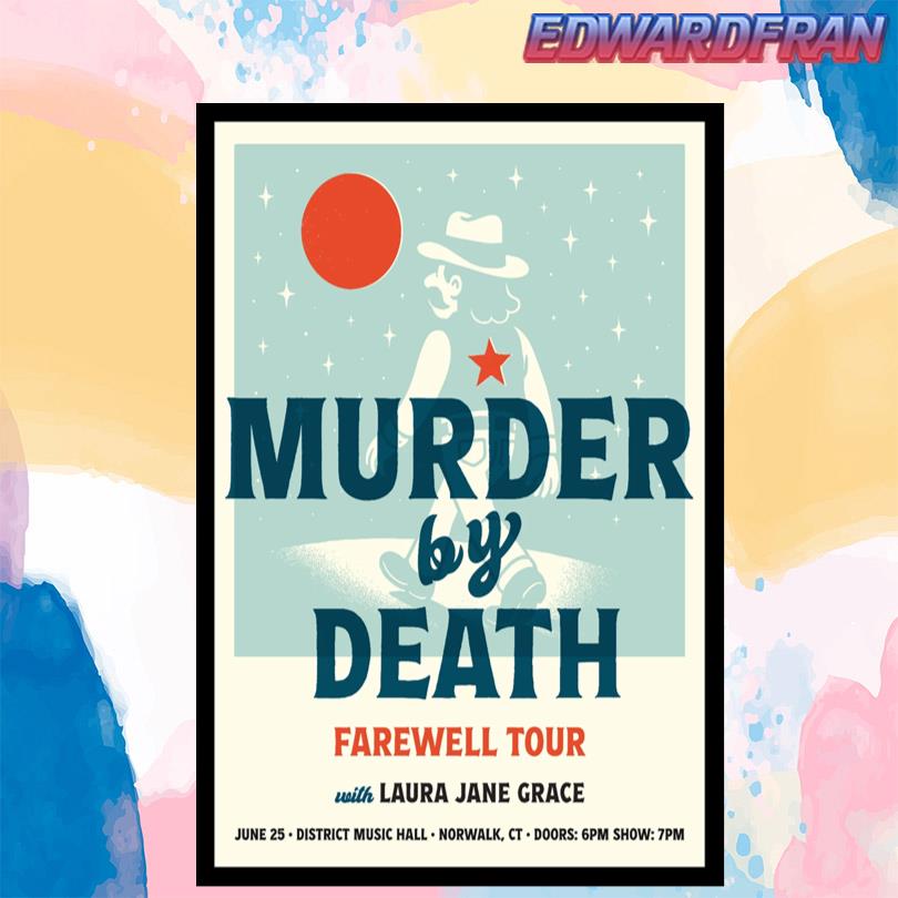 Murder By Death 2025 Farewell Tour Poster