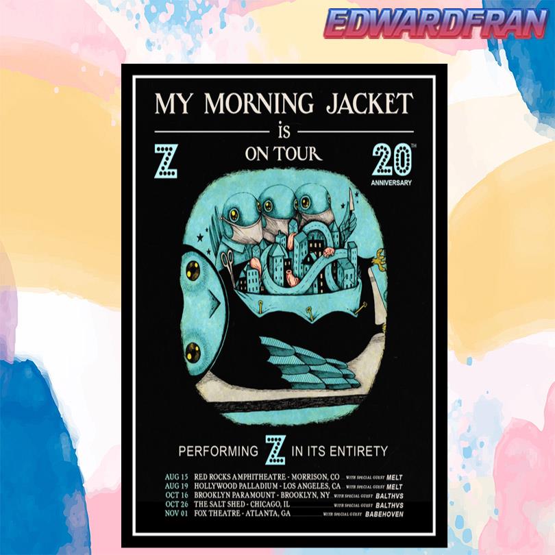 My Morning Jacket Z 20th Anniversary Poster
