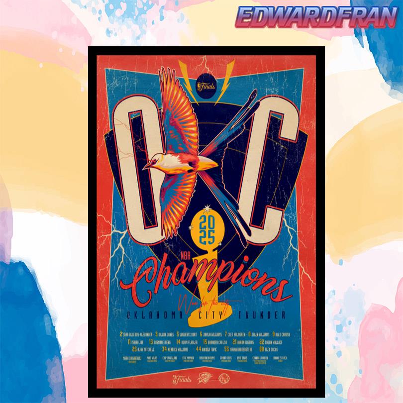 Oklahoma City Thunder Champions Poster