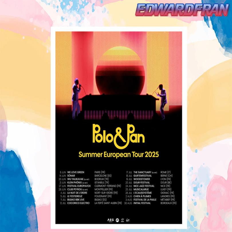 Polo & Pan 2025 Americas Tour Poster