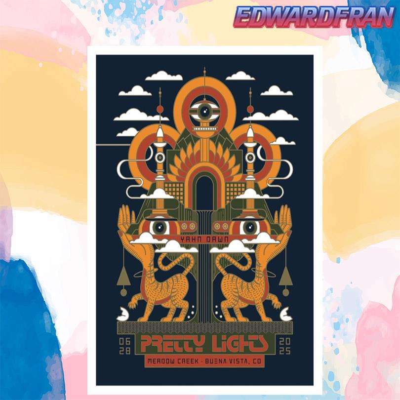 Pretty Lights Jun 28 2025 Meadow Creek Buena Vista Colorado Poster