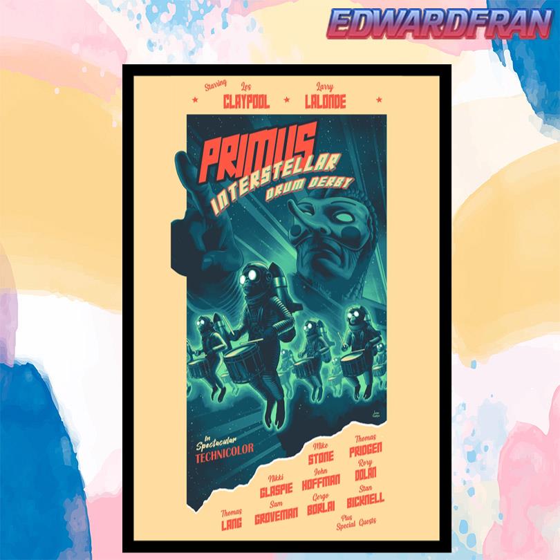 Primus 2025 Interstellar Drum Derby Poster