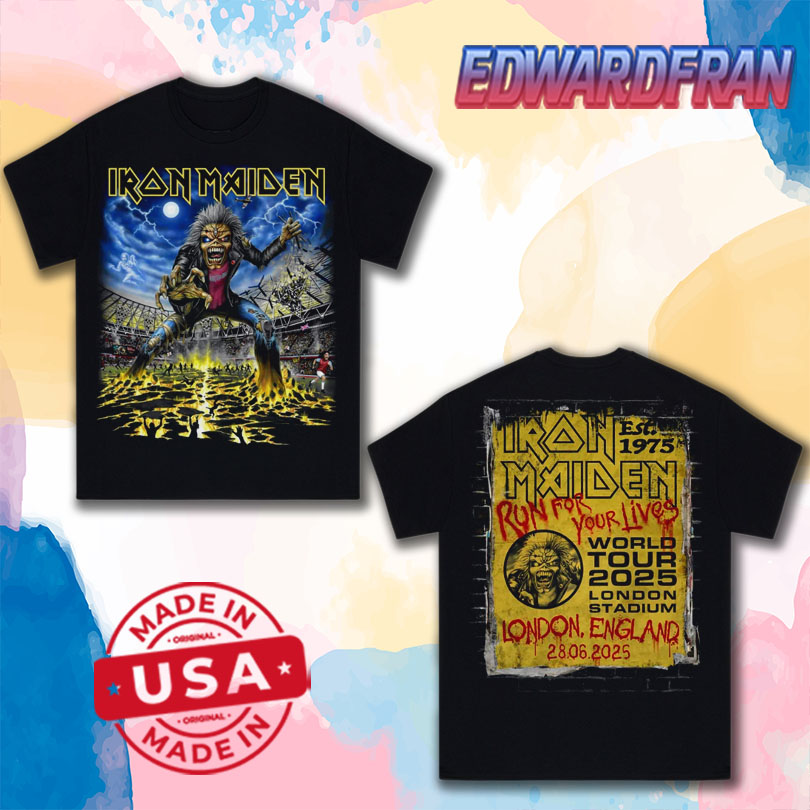Shirts Iron Maiden London Run For Your Lives 2025