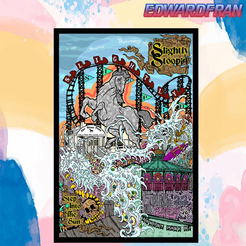 Slightly Stoopid Asbury Park New Jersey Jun 22 2025 Poster