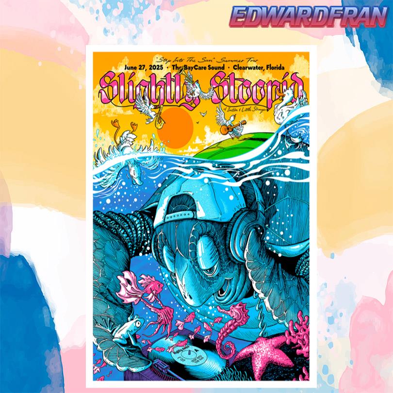 Slightly Stoopid June 27 2025 The BayCare Sound Clearwater, FL Poster