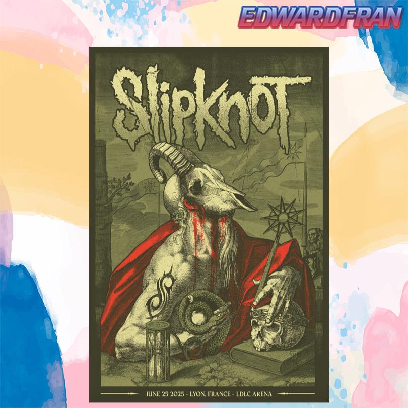 Slipknot Berlin Germany Jun 23 2025 Poster