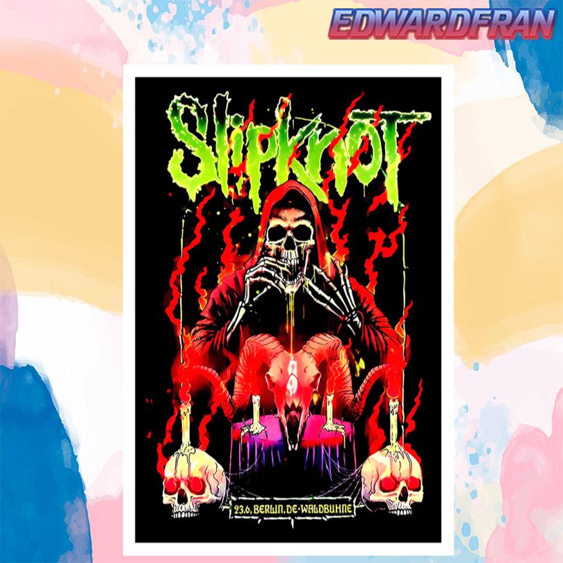 Slipknot Lyon FR June 25 2025 Poster