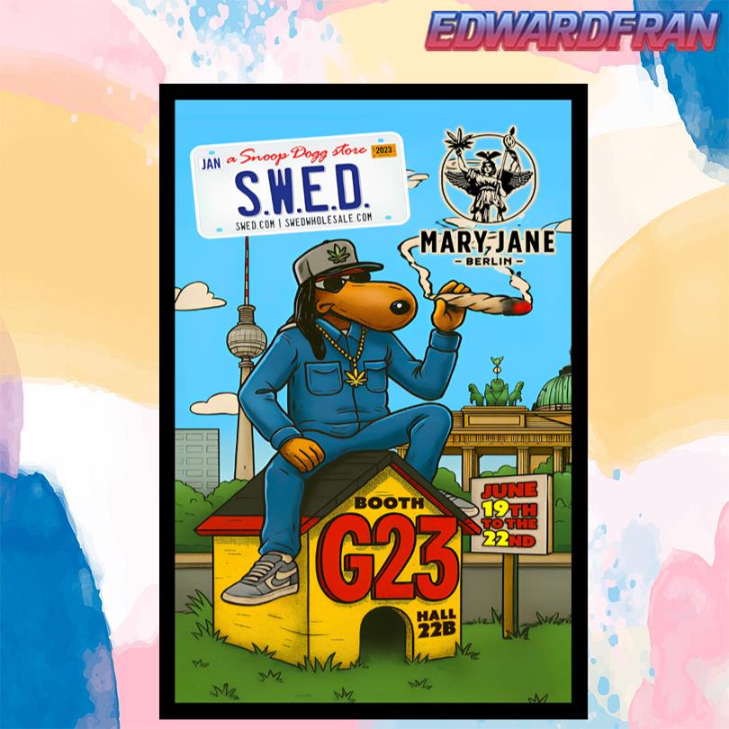 Snoop Dogg Booth G23 Hall 22B June 19-22 2025 Poster