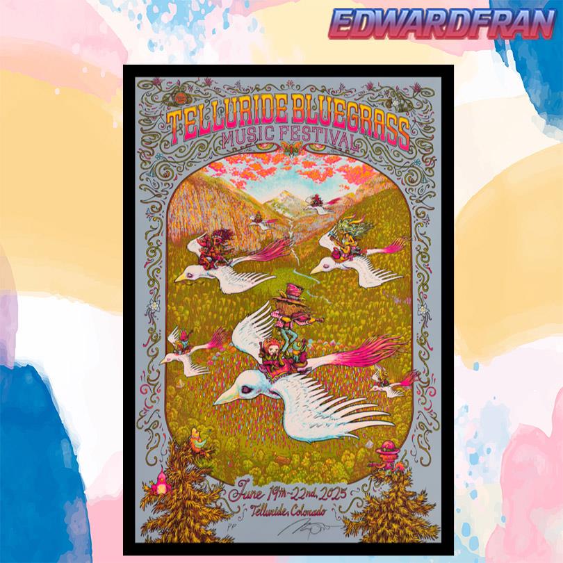 Telluride Bluegrass Festival Telluride CO 2025 Poster