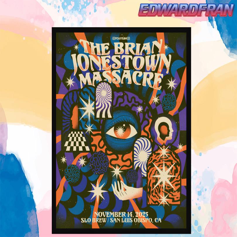 The Brian Jonestown Massacre San Luis Obispo CA November 14 2025 Poster