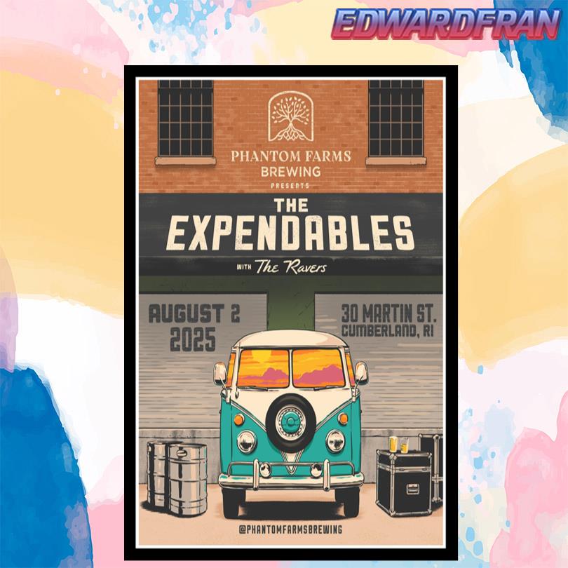 The Expendables 30 Martin St. Cumberland RI 08 02 2025 Event Poster