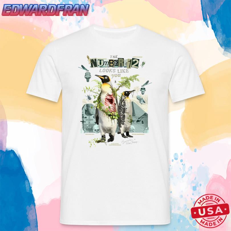 The Number Twelve Looks Like You Penguin Collage T-Shirt