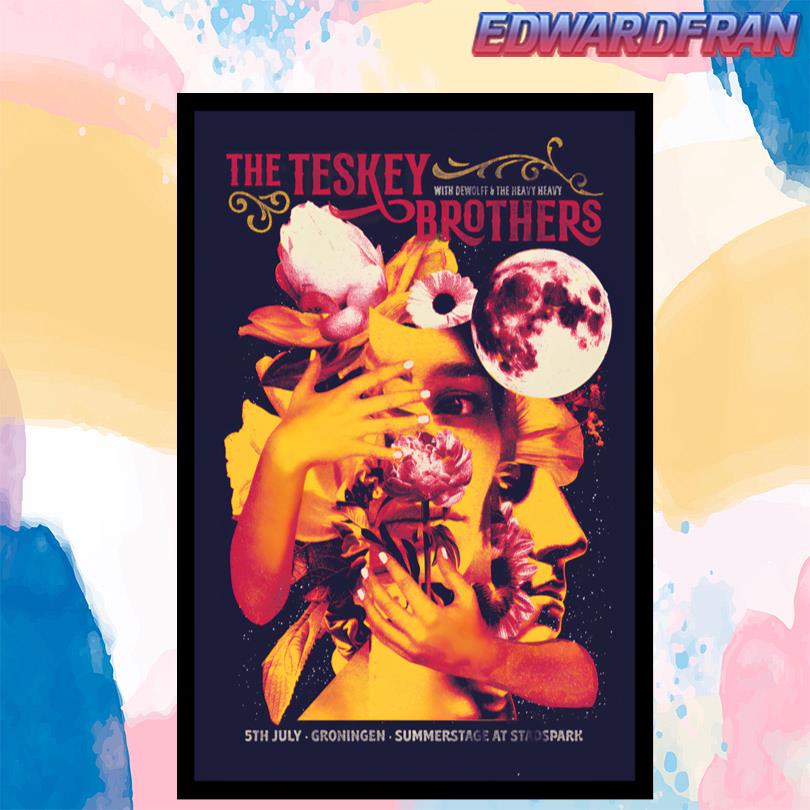 The Teskey Brothers Summerstage At Stadpark July 5 2025 Poster