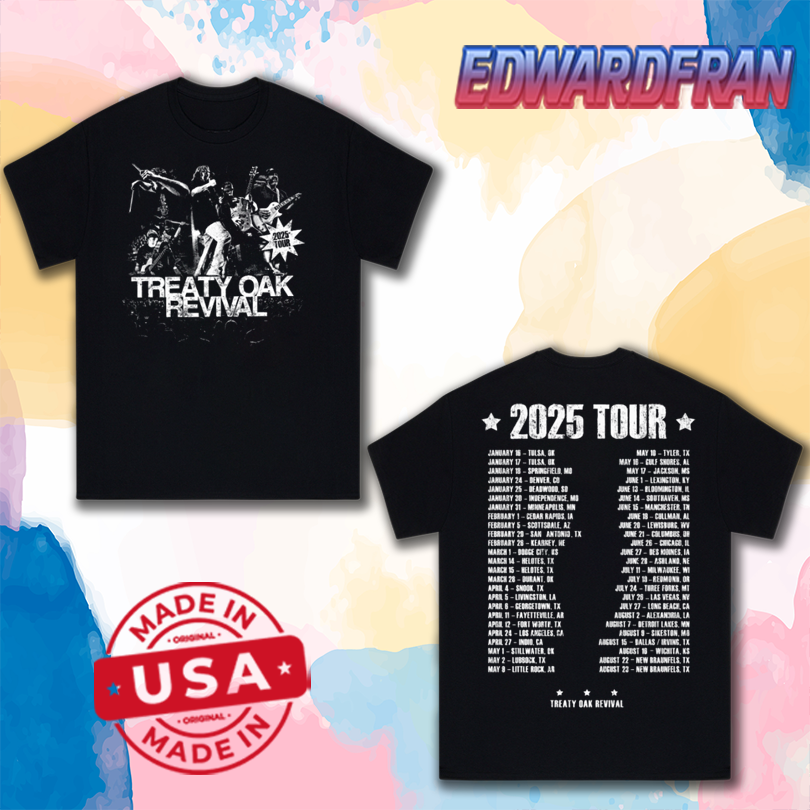 Treaty Oak Revival Tour 2025 T-Shirt
