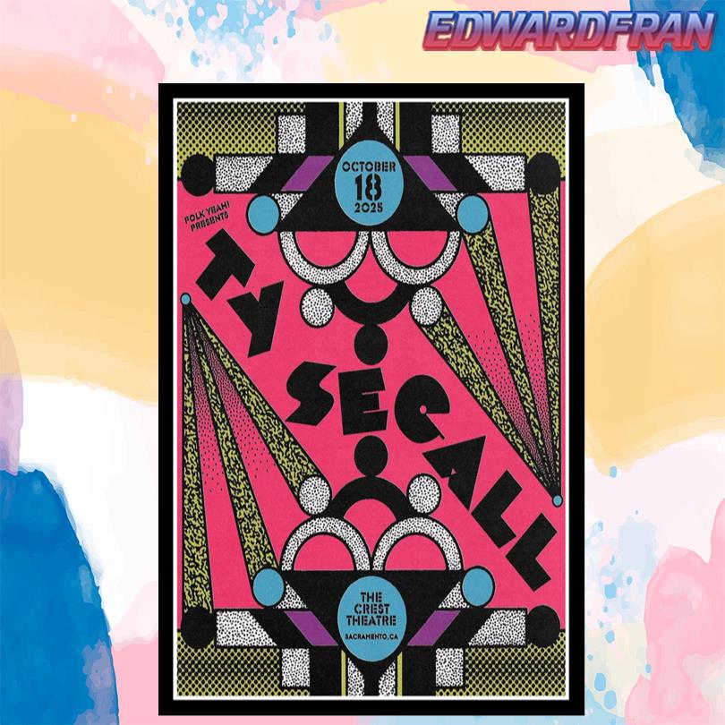 Ty Segall Oct 18 2025 Sacramento Show Poster