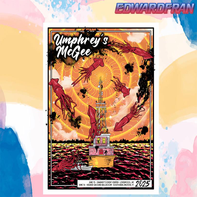 Umphrey\'s McGee Liverpool New York June 13 2025 Poster