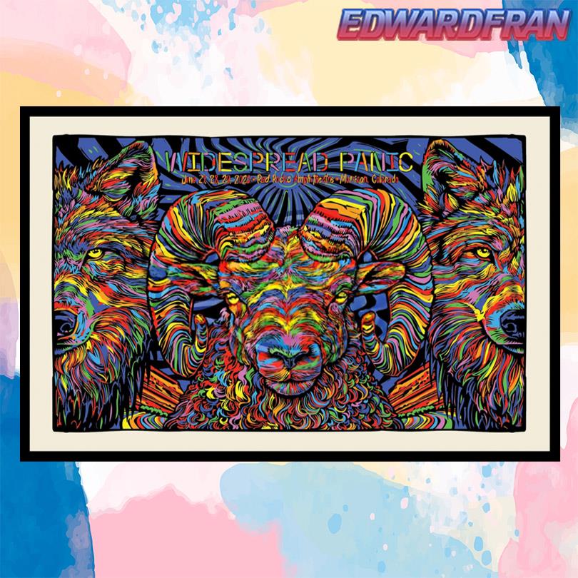 Widespread Panic June 27 28 29 2025 Red Rock Amphitheatre Morrison CO Poster