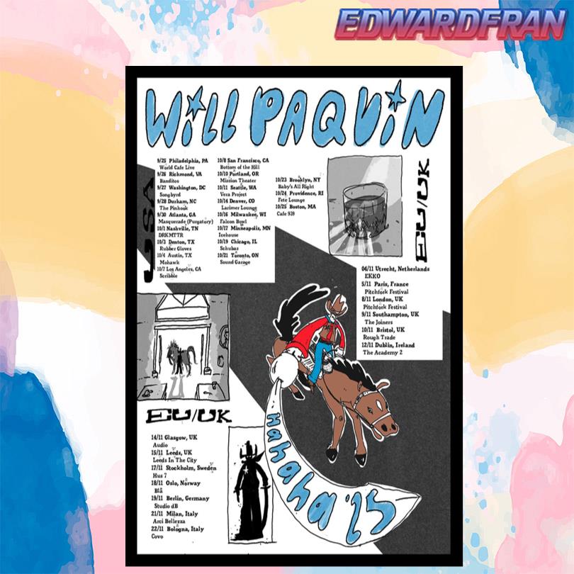 Will Paquin Hamaha 2025 Tour EU UK Poster