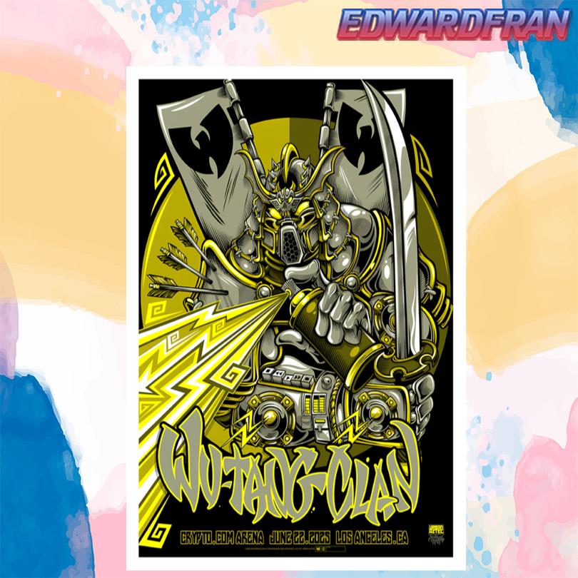 Wu Tang Clan California June 22 2025 Poster