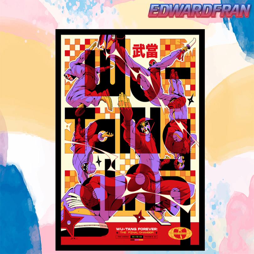 Wu Tang Clan PHX Arena June 18 2025 Poster