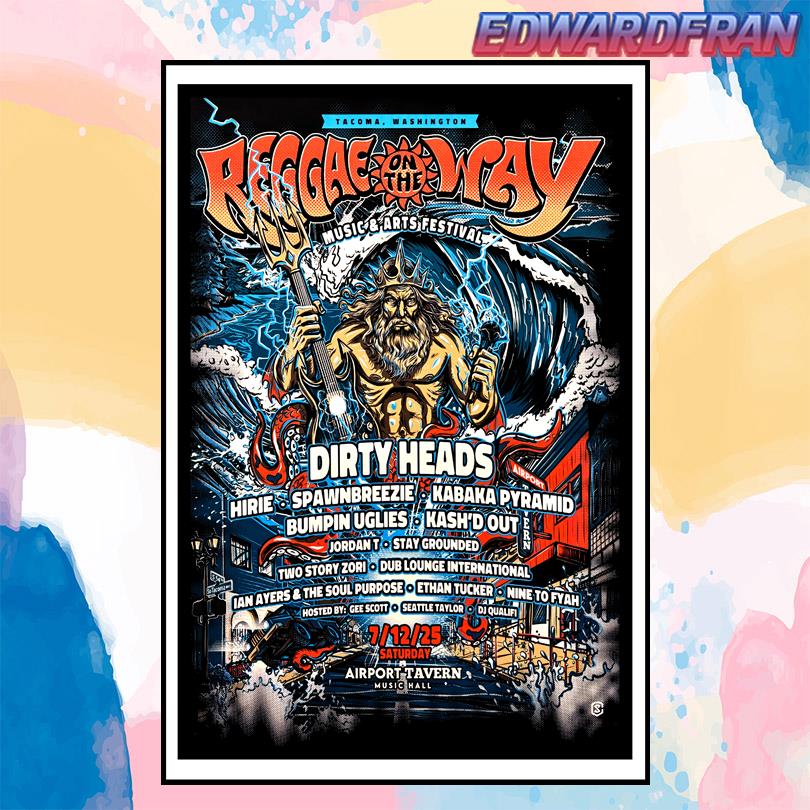 2025 Reggae Festival Poster – Tacoma Washington – Arts & Music Event