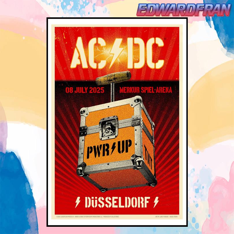 ACDC July 8 2025 Germany Tour Poster