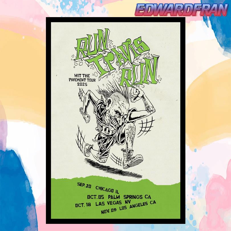 Blink-182 2025 Tour Poster