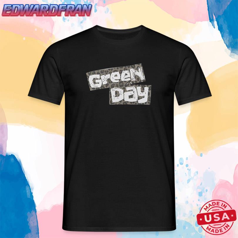 Cheetah Logo T Shirt - Green Day