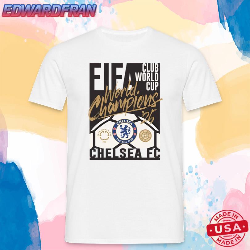 Chelsea Sportiqe 2025 FIFA Club World Cup Champions T Shirt