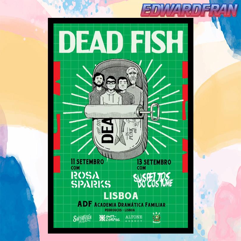Dead Fish Event Lisboa Portugal September 11–13 2025 Poster