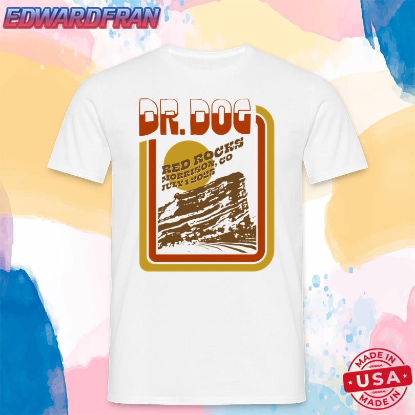 Dr. Dog July 1 2025 Red Rocks T-Shirt