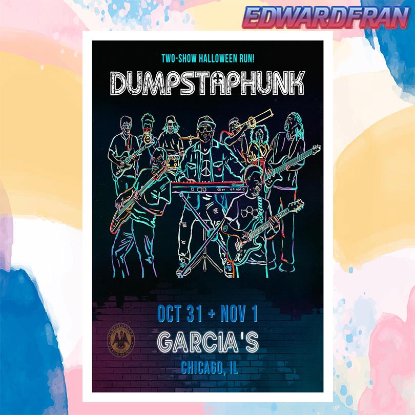 Dumpstaphunk Chicago Show October 31 & November 1 2025 Poster