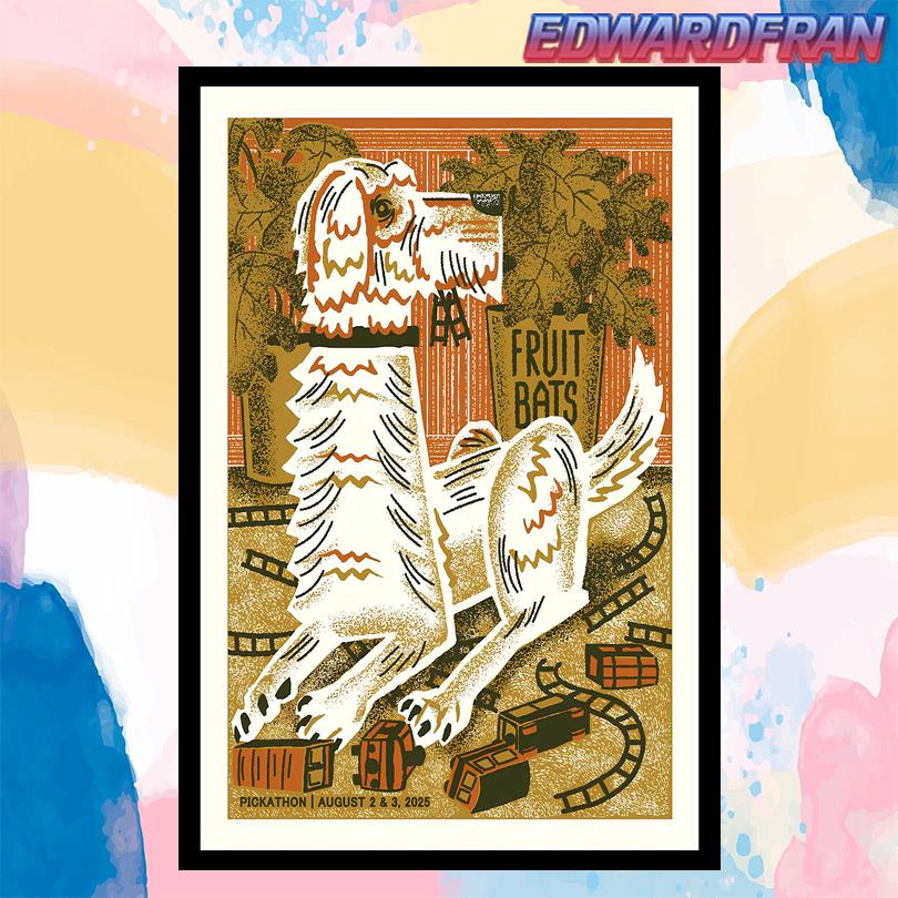 Fruit Bats 2025 Poster Pickathon Happy Valley Oregon Show