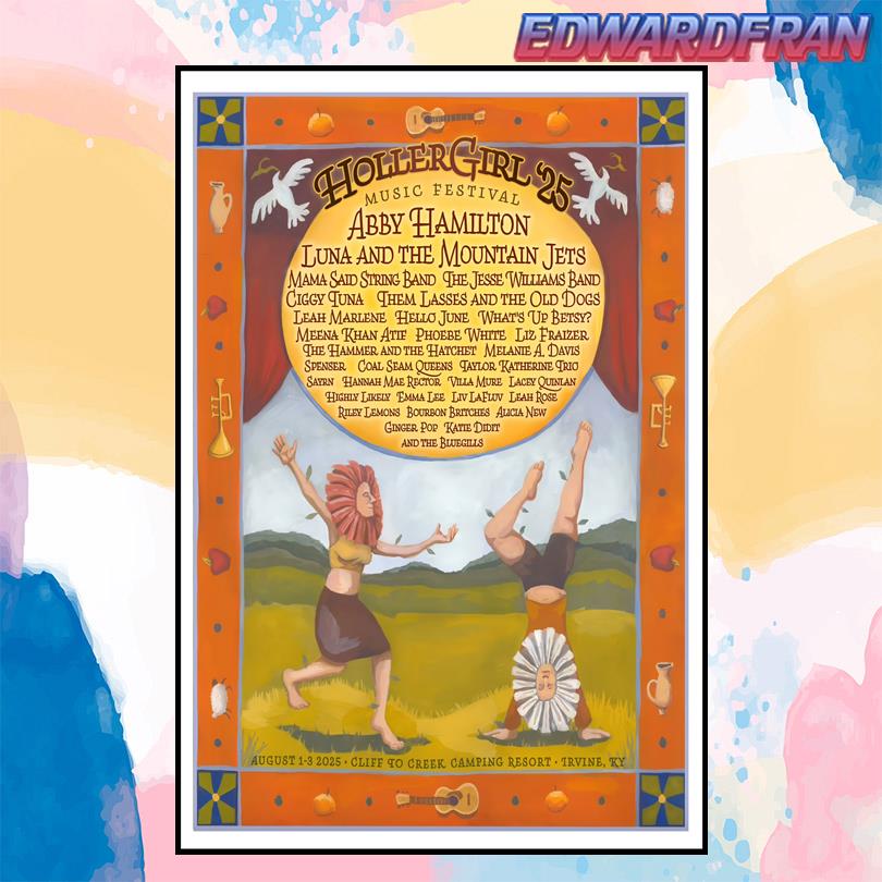 Holler Girl Festival 2025 Poster – Irvine KY